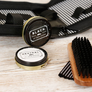 buff and shine shoe polish kit