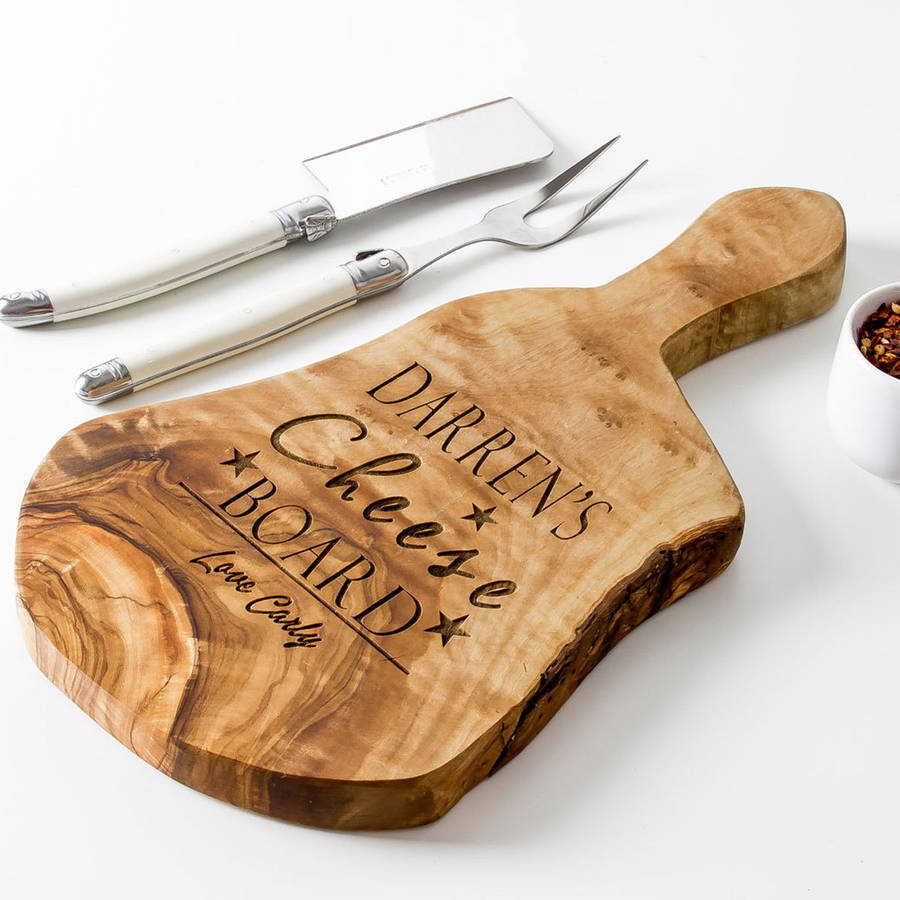 Personalised 'birthday' Cheese/Chopping Board By The Rustic Dish ...