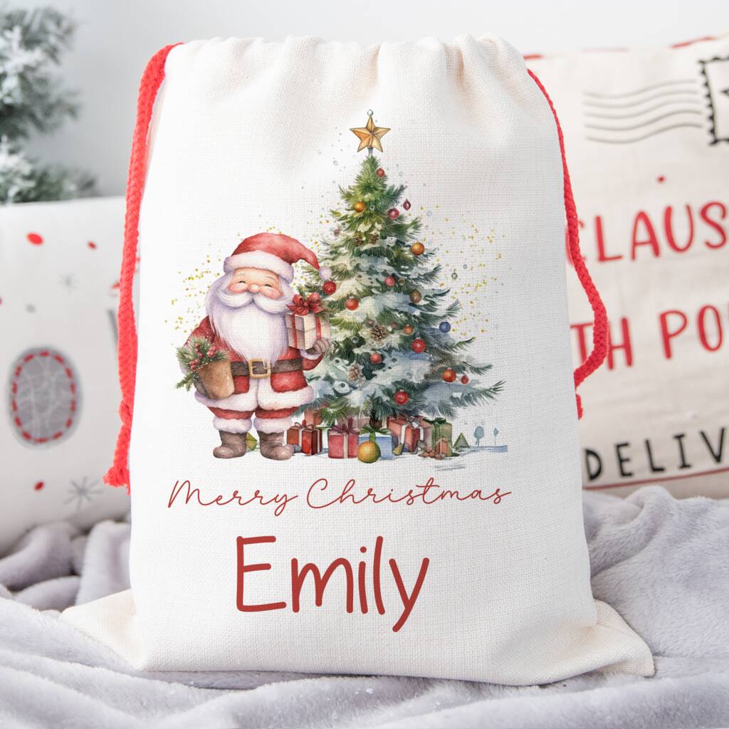 Personalised Santa Christmas Sack, 1 of 3