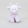 Personalised Mini Baby Pink Collectible Highland Cow Soft Toy, Gift Boxed, thumbnail 5 of 11