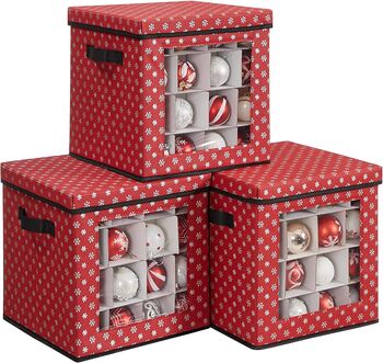 Decorations Storage Box Bag With 64 Modular Slots, 11 of 12