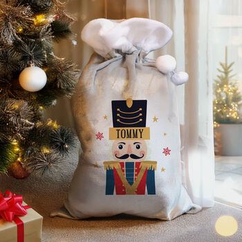 Personalised Nutcracker Christmas Sack, 2 of 4