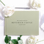 Personalised Wedding Linen Guest Book Venue, thumbnail 2 of 6