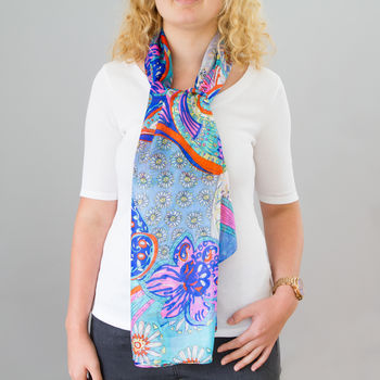 Large 'Paisley Park' Silk Scarf, 3 of 5