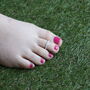 Blue Evil Eye Pure Silver Indian Bichiya Slim Toe Ring, thumbnail 3 of 8