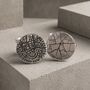 Personalised Sterling Silver Map Cufflinks, thumbnail 3 of 7