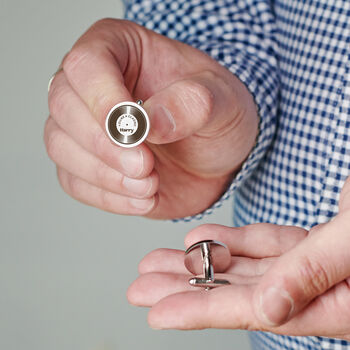 Personalised Vinyl Record Music Cufflinks, 2 of 4