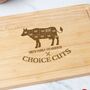 Choice Cuts Personalised Chopping Board For Dad, thumbnail 2 of 4