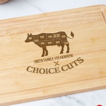 Choice Cuts Personalised Chopping Board For Dad, 2 of 4
