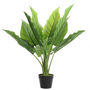 Faux Palm Leaf Potted Plant, thumbnail 1 of 1