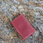 Women's Luxury Burgundy Leather Tab Trifold Purse Rfid Protected Personsalised, thumbnail 3 of 7