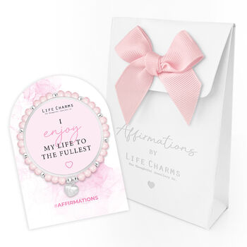 Affirmations Bracelet Enjoy My Life, 3 of 5