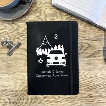 Personalised Campervan Travel Journal Notebook, 2 of 4