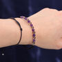 Capricorn Zodiac Crystal Candle And Gemstone Bracelet Gift Set, thumbnail 6 of 6