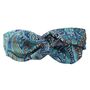 'Alanna' Blue Floral And Paisley Headband, thumbnail 4 of 4
