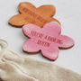 I Love You Because Personalised Message Flower Tokens, thumbnail 2 of 4