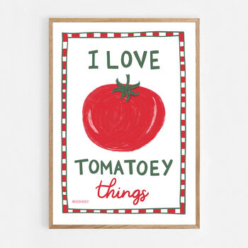 I Love Tomatoey Things Bold Print, 7 of 7