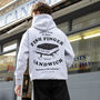 Fish Finger Sandwich Unisex Graphic Hoodie In Grey, thumbnail 2 of 7