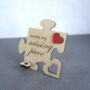 Personalised Wooden Jigsaw Valentine's Keepsake Card, thumbnail 1 of 5