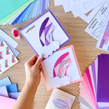 Over The Rainbow Card Making Kit | Iris Folding, 4 of 6