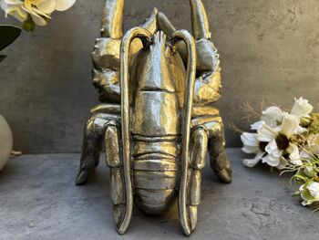 Drunken Silver Lobster Wine Bottle Holder Freestanding, 9 of 12