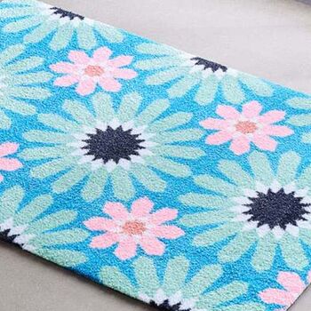 Washable Bright Tile Doormat, 2 of 2