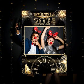 New Years Eve Photobooth Selfie Frame And Party Sign, 7 of 8