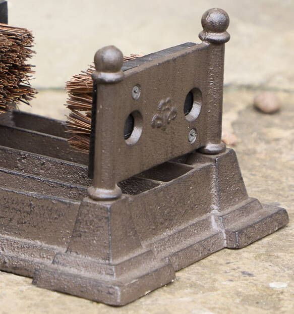 country garden double sided boot brush and scraper by dibor