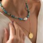 Baroque Pearl And Precious Stone Necklace, thumbnail 1 of 3