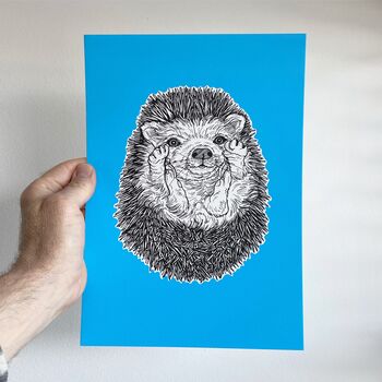 Personalised Hedgehog Print, 10 of 10