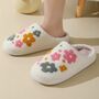 Pastel Flower Slippers, thumbnail 3 of 5