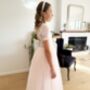 Bonnie In Baby Pink Party Dress Or Flower Girl Dress, thumbnail 8 of 10