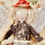 Personalised Christmas Toadstool Fairy Tree Topper, thumbnail 11 of 12