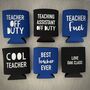Personalised Cool Teacher Insulated Cold Drink Sleeve, thumbnail 2 of 4