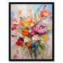 Wildflower Explosion Bright Floral Wall Art Print, thumbnail 5 of 6