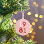 Personalised Significant Year Christmas Bauble, thumbnail 2 of 6