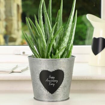 Personalised Tin Heart Pitcher Jug Gift, 6 of 10