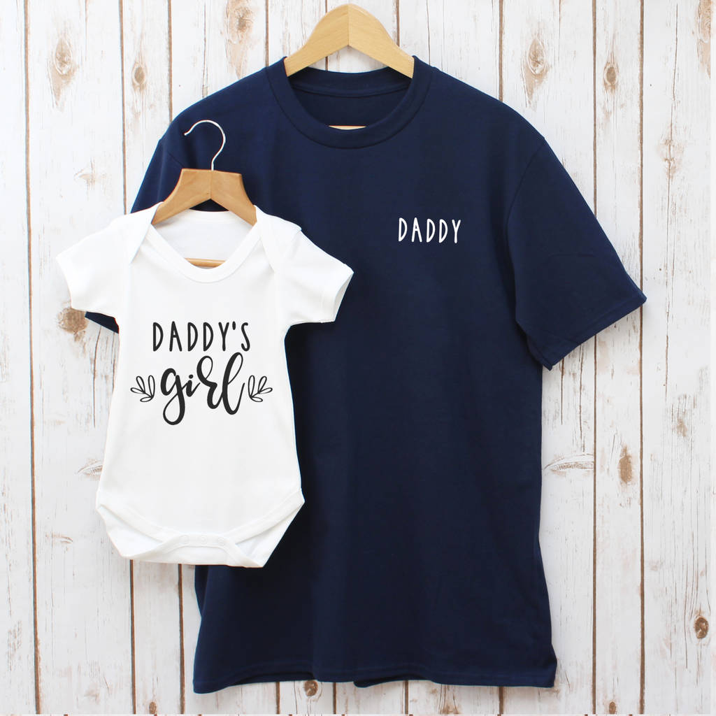 Father's Day Daddy And Baby Daughter Matching T Shirts By Betty Bramble ...