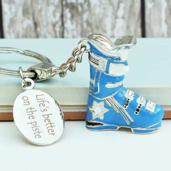 Personalised Ski Boot Keyring, 2 of 3