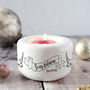 Personalised Retro 'Be My Valentine' Candle Holder, thumbnail 1 of 6