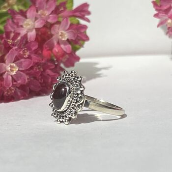 Elegant Silver Rings With Semi Precious Gemstones, 7 of 12