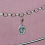 Sterling Silver Footprints Charm, thumbnail 3 of 7