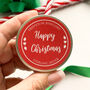 Silver Christmas Earrings, Santa Hats, In A Gift Tin, thumbnail 7 of 8