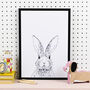 Rabbit Art Print, thumbnail 3 of 8