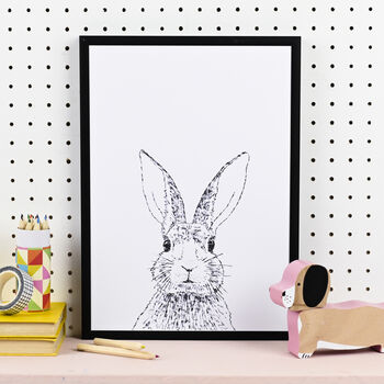 Rabbit Art Print, 3 of 8