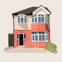 Personalised Portrait House Print, thumbnail 5 of 8