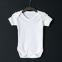 Bold 'Newest Member' New Baby Babygrow, thumbnail 5 of 6