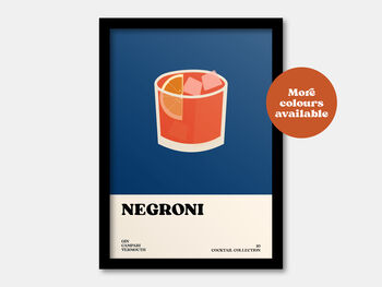 Negroni Cocktail Print, 4 of 7