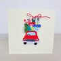 Christmas Card ~ Father Christmas 3D, thumbnail 3 of 4
