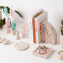 Arch Rainbow Design Terrazzo Bookends, thumbnail 7 of 8